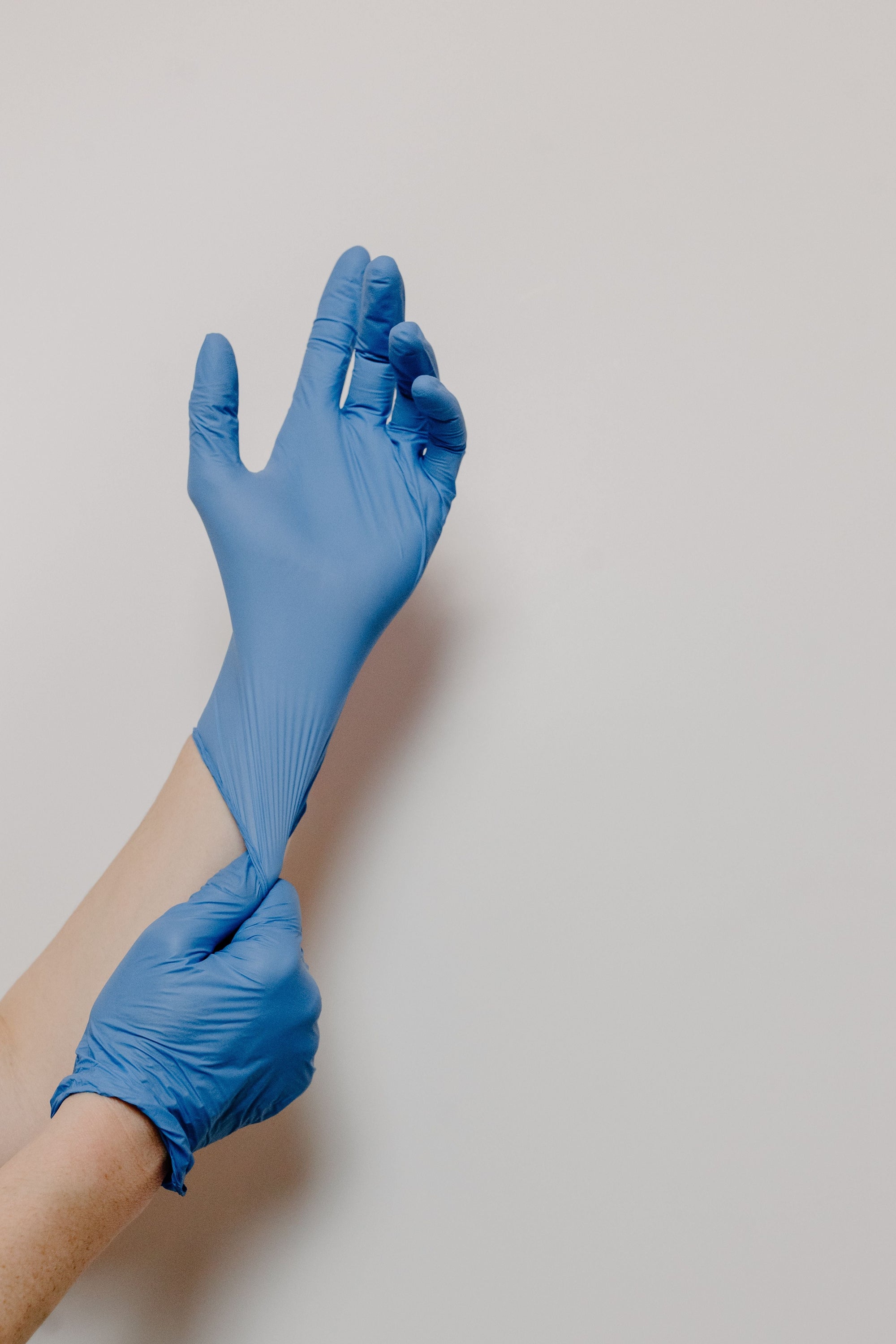 Nitrile, vinyl and latex disposable gloves comparison
