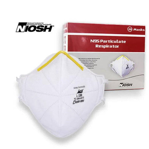 Harley N95 Particulate Respirator carton of 400 masks