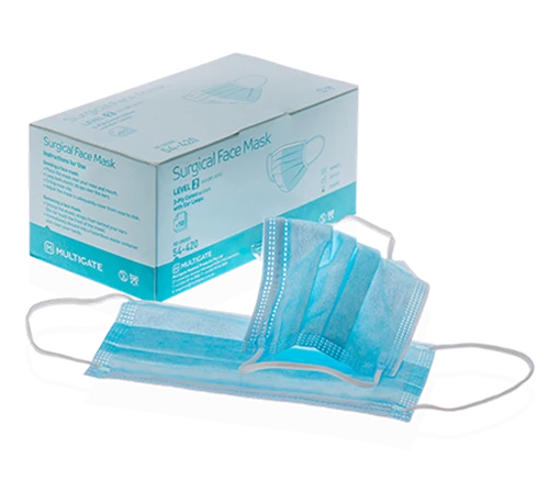 Multigate Surgical Face Mask with Ear Loops Level 2