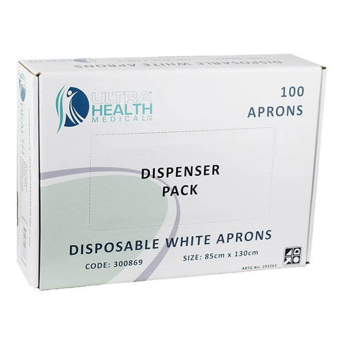 Ultra Health Disposable Apron Dispenser - Pack of 100