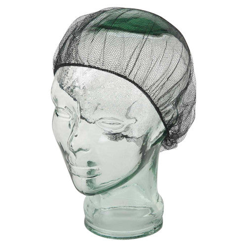 Ultra Health Nylon Hair Net 18 Inch Black - Pack of 100