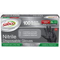 Sabco Black Nitrile Powder Free Disposable Gloves - Heavy Duty