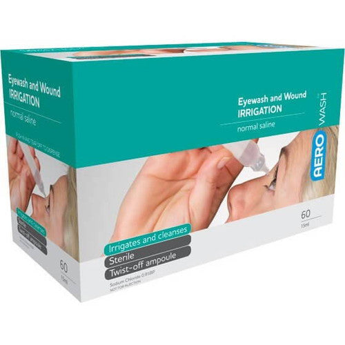 AeroWash Sodium Chloride Eyewash Ampoule