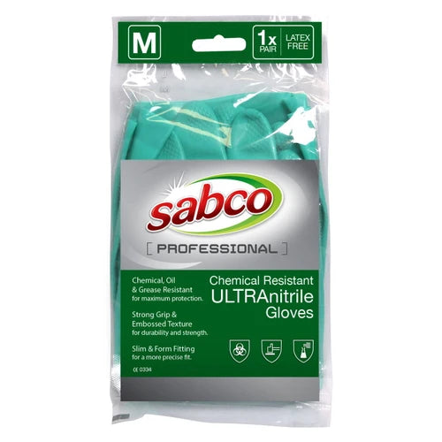 Sabco Chemical Resistant Gloves - Large (Pair)